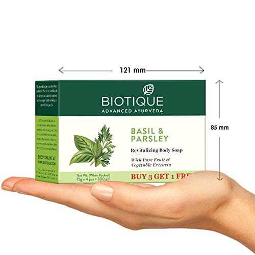 Biotique Basil & Parsley Revitalizing Bathing Bar – view 3