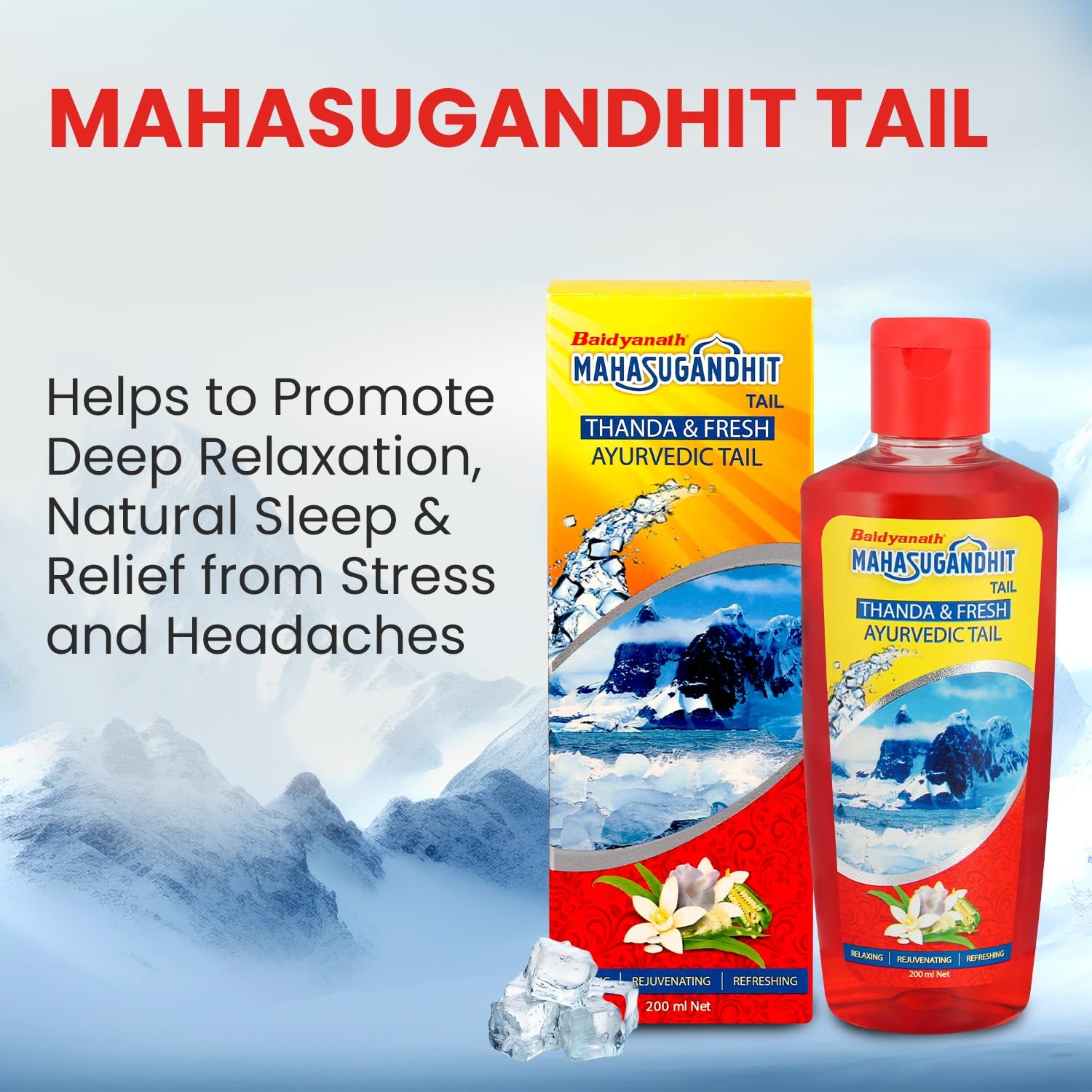 Baidyanath Mahasugandhit Tail (500 ml) – view 2