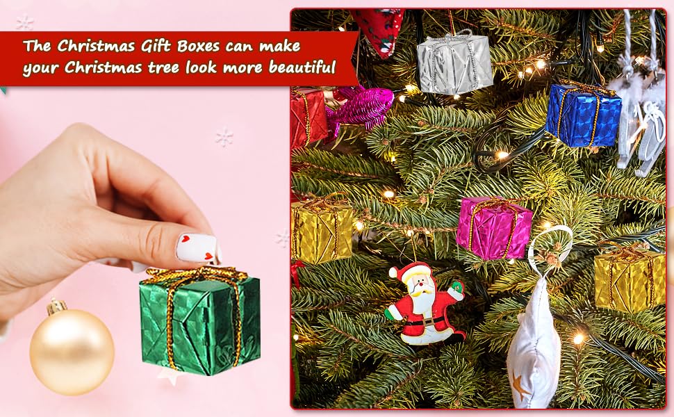 LAZYBEEE 70Pcs Mini Christmas Tree Decoration Ornaments Set – view 9