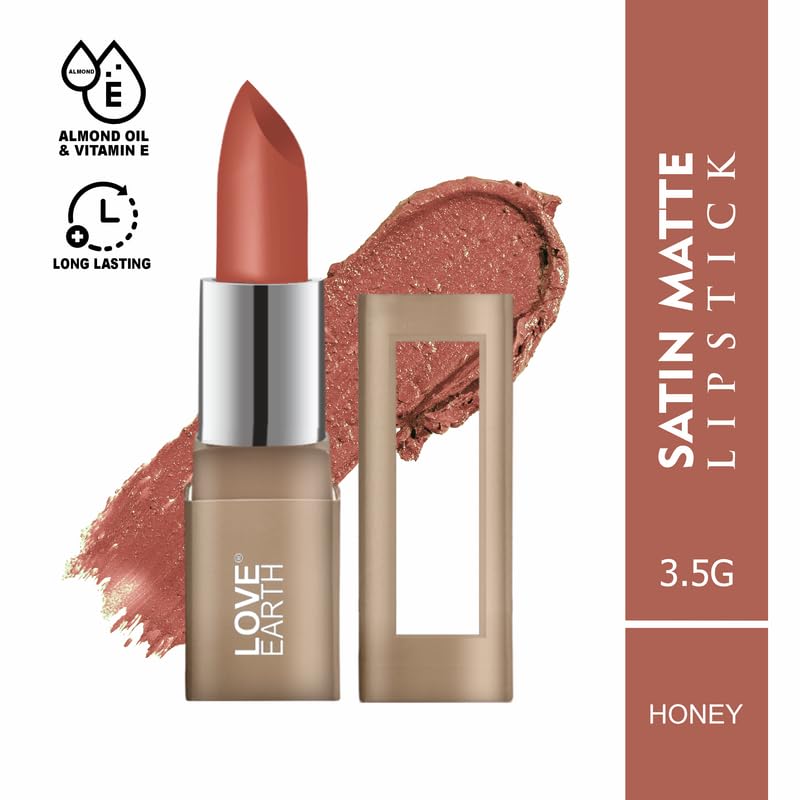 Love Earth Satin Matte Lipstick - Honey – view 2