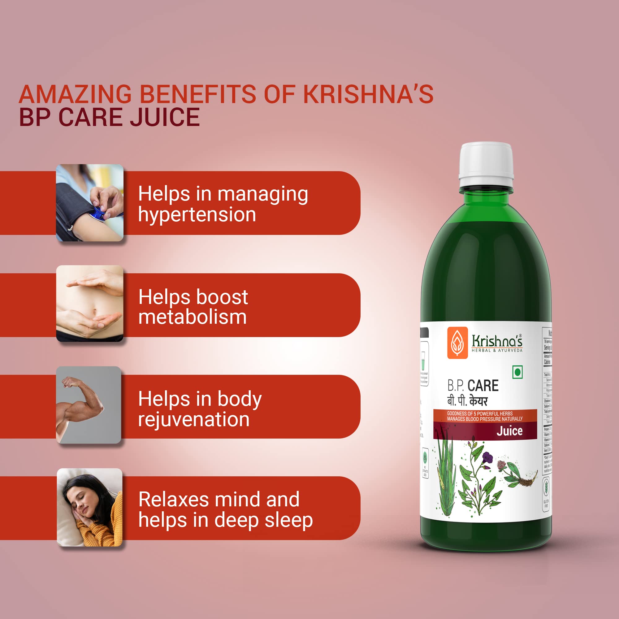 Krishna's BP Care Juice - 500 ml – view 4