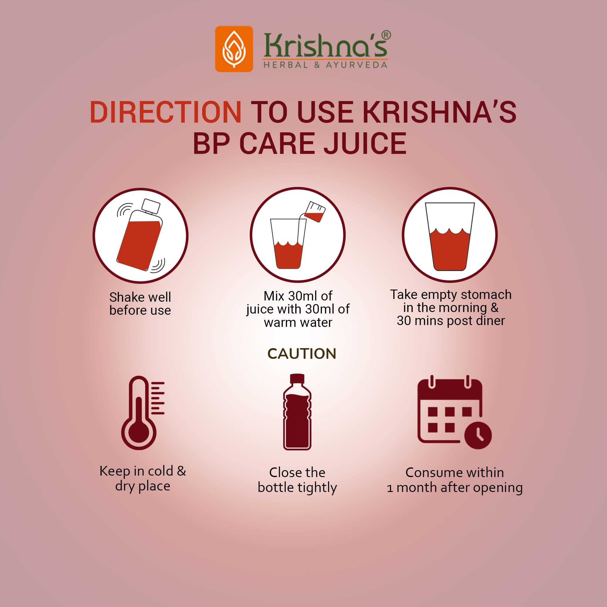 Krishna's BP Care Juice - 500 ml – view 6