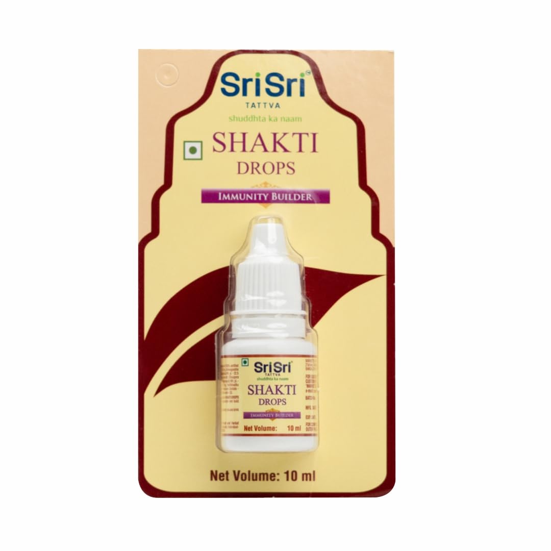 Front view of Sri Sri TATTVA Shakti Drops 10 ml bottle