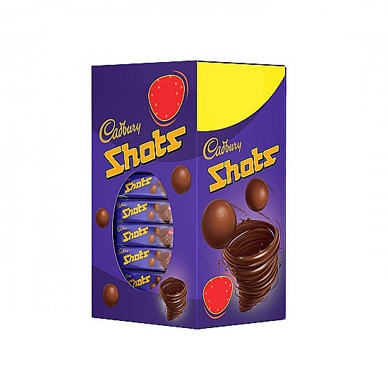 Cadbury Dairy Milk Chocolate Shots 18 g packs in 48-count box