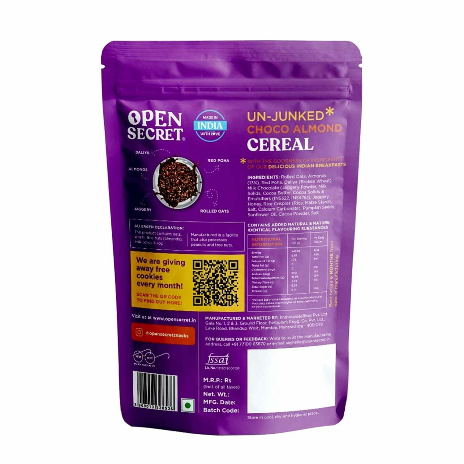 Open Secret Choco Almond Cereal Flakes - Pack Of 1 – view 2