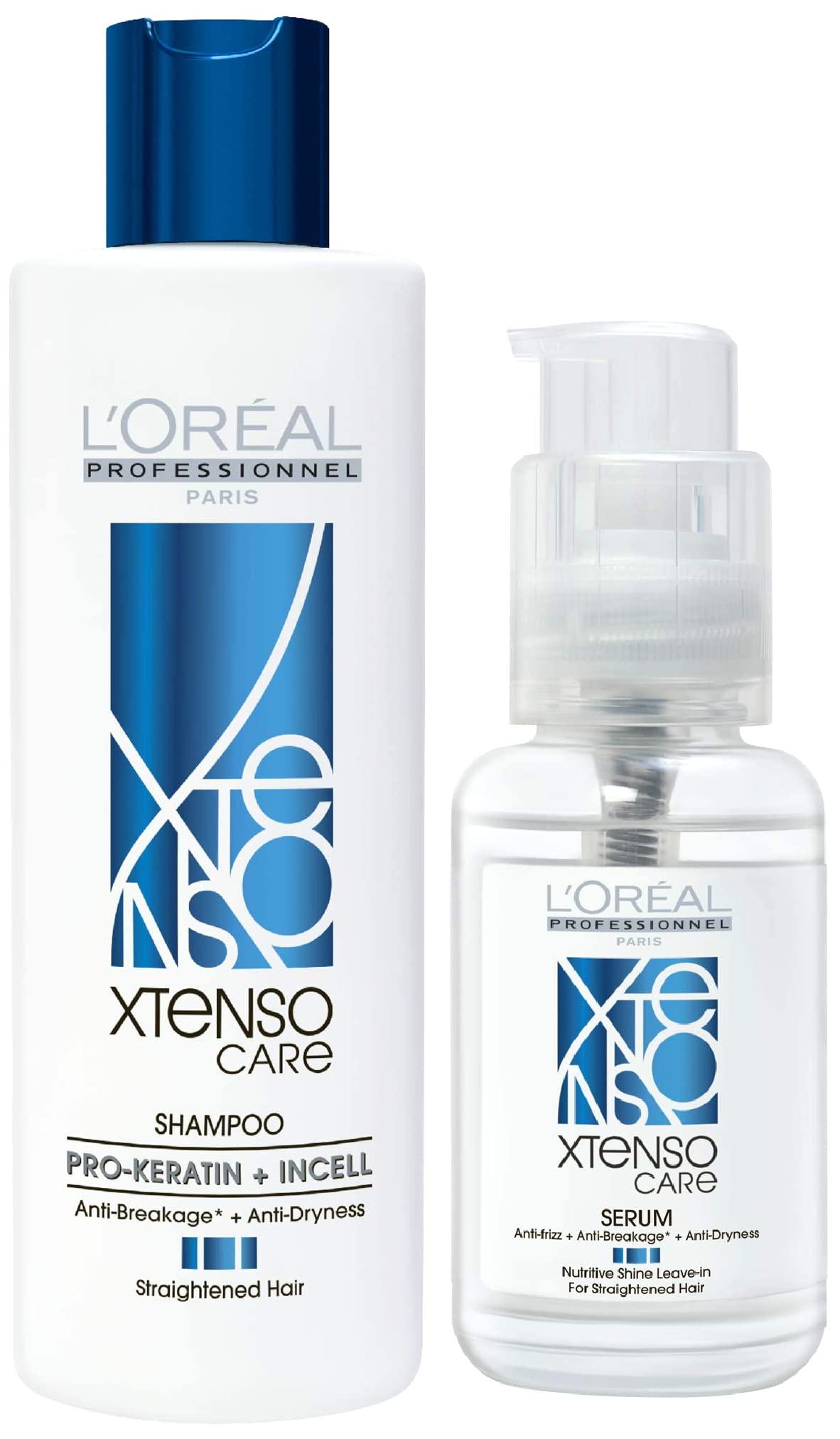 Xtenso Care hair serum and shampoo duo for straightened hair