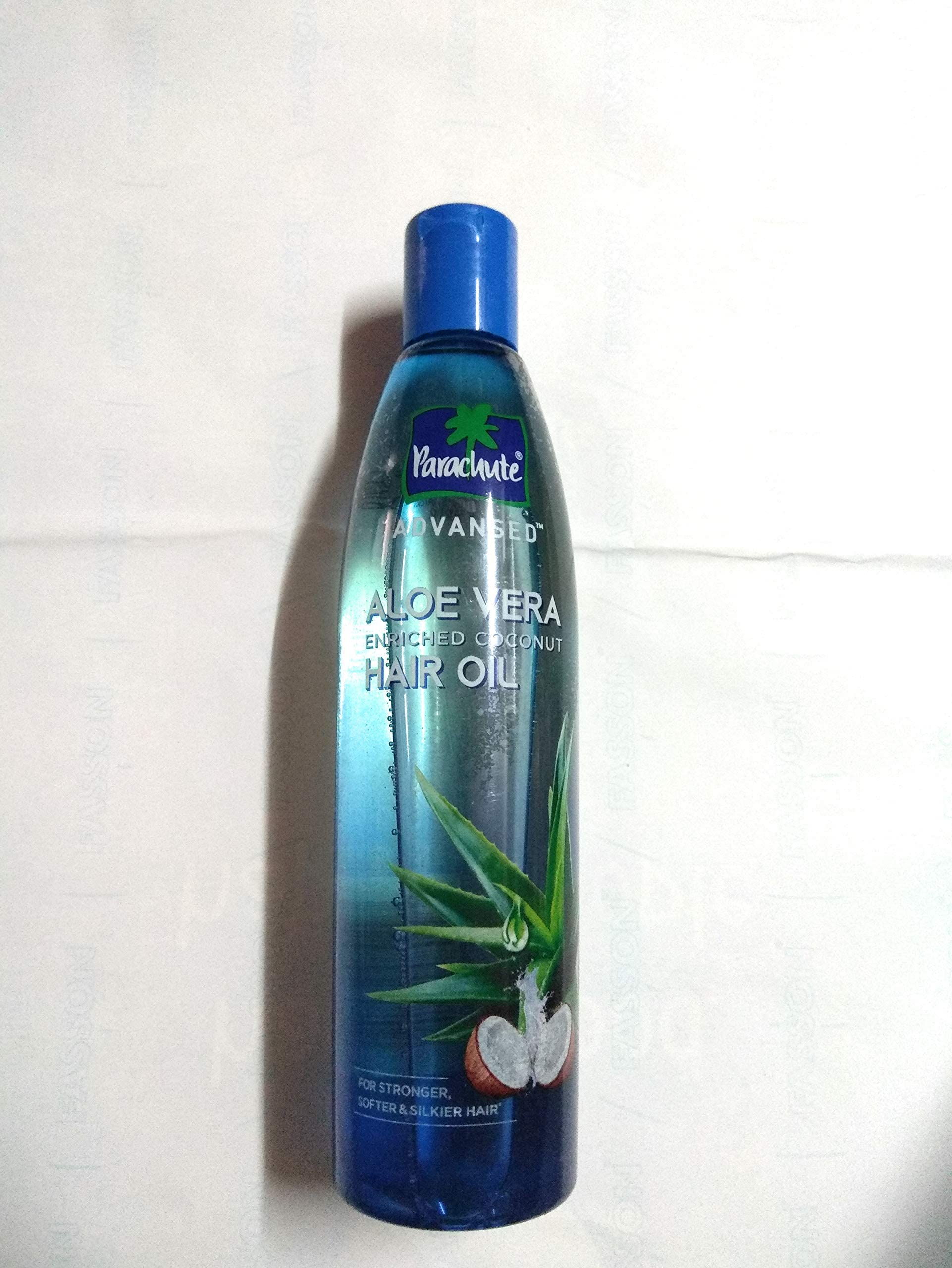 250 ml Parachute aloe vera coconut hair oil bottle