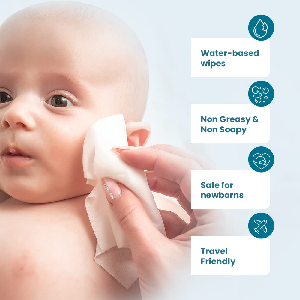 Mother Sparsh 98% Water Based Baby Wipes I Plant made Baby Wet Wipes I 80 Pcs – view 5