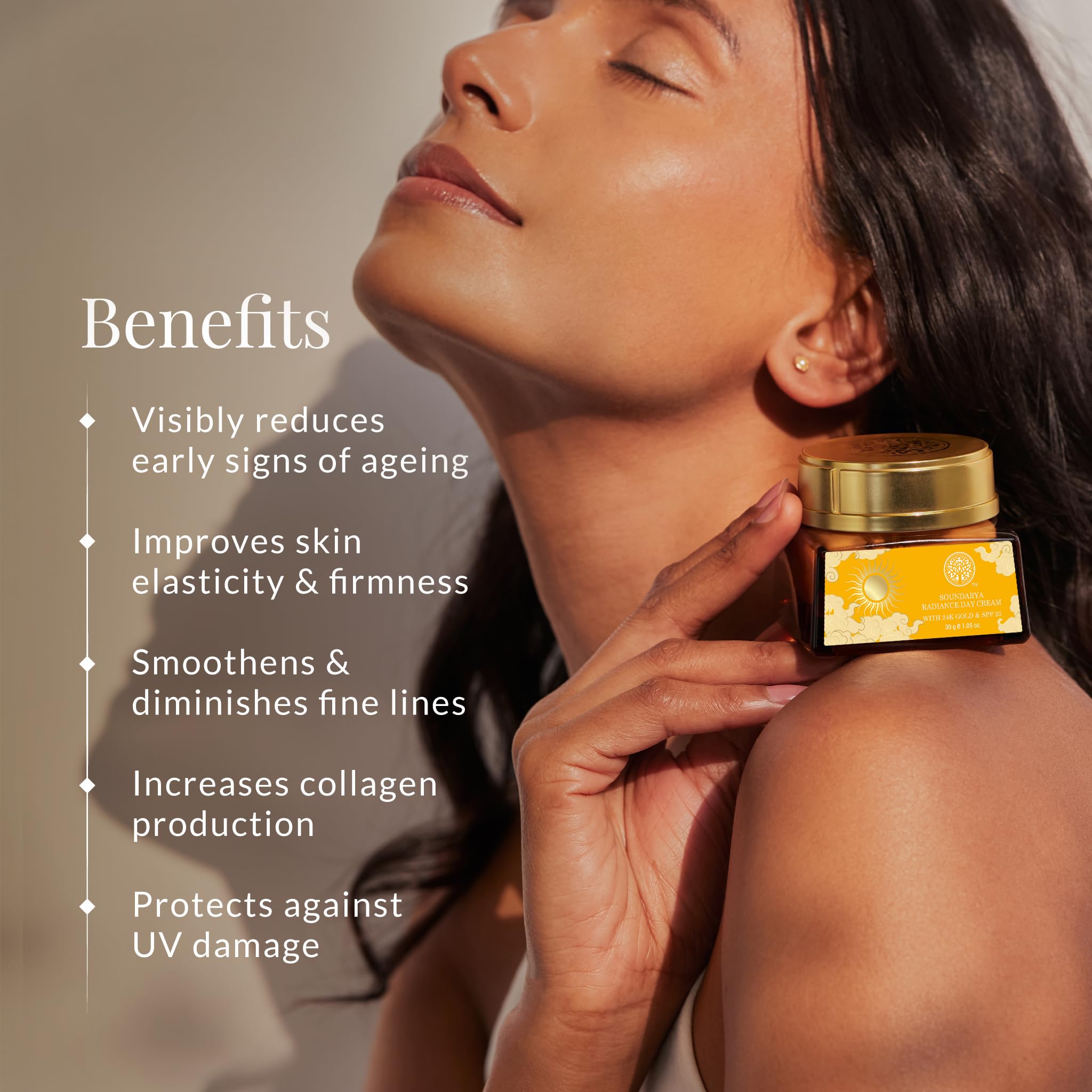 Forest Essentials Soundarya Radiance Cream With 24K Gold & SPF 25 – view 3