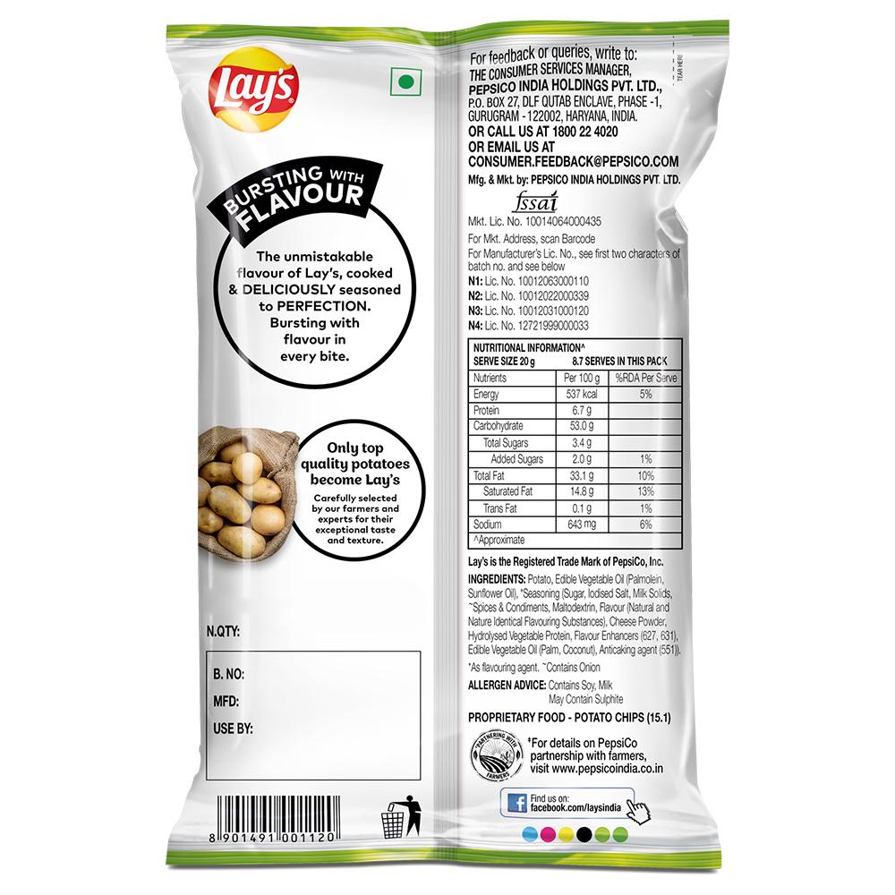 Lay's American Style Cream & Onion Potato Chips 157 G – view 2