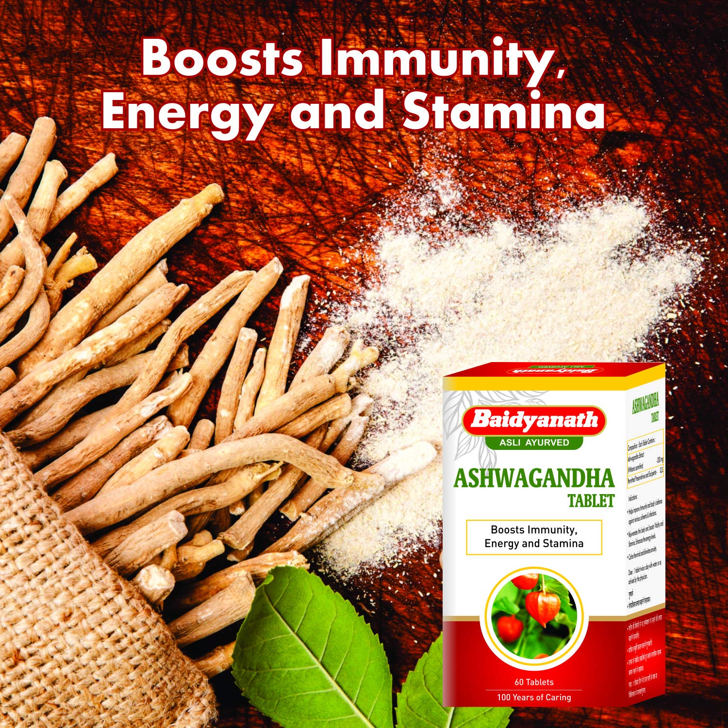 Baidyanath Asli Ayurved Ashwagandha Tablet – view 5