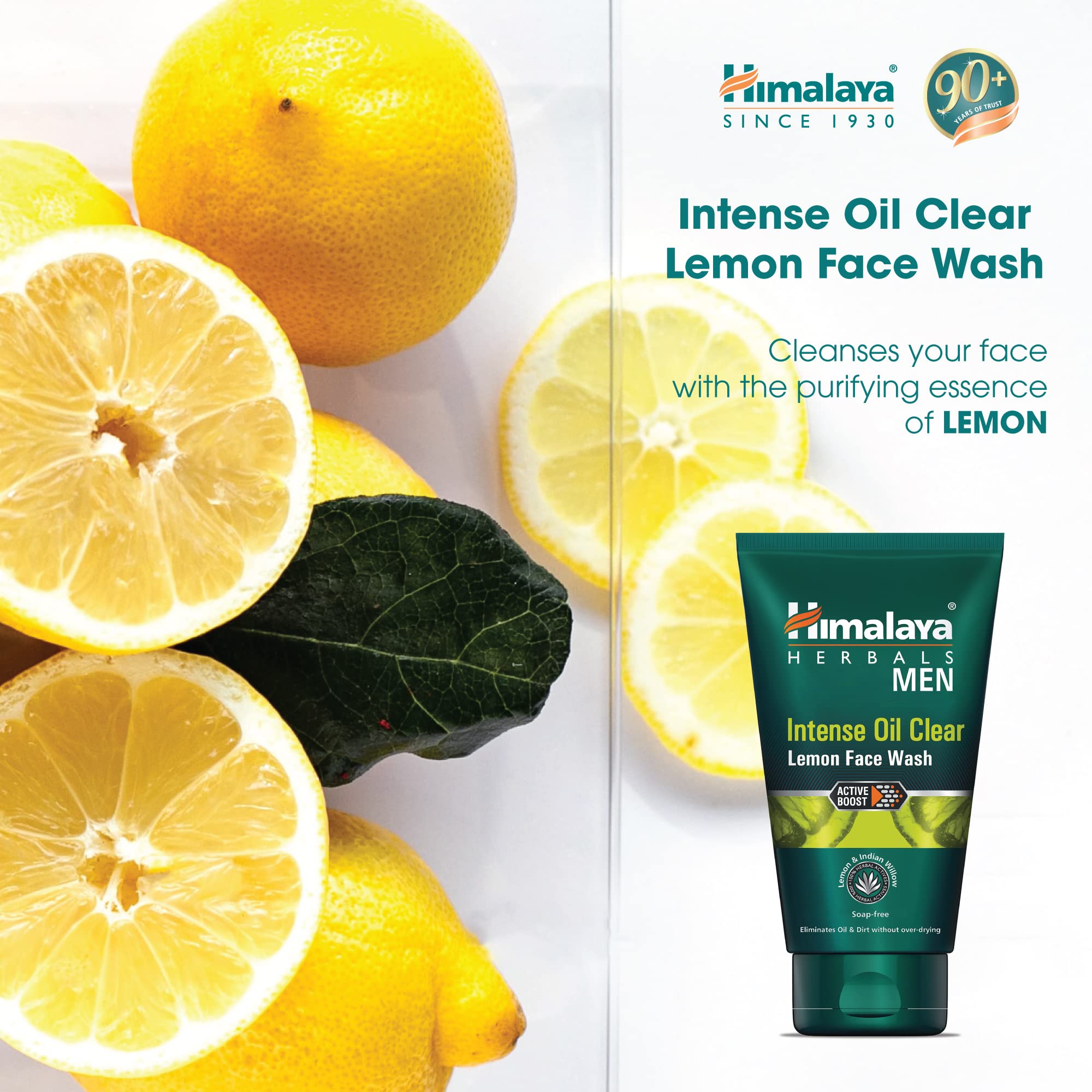 Himalaya MEN Intense Oil Clear Lemon Face Wash, 100ml – view 3