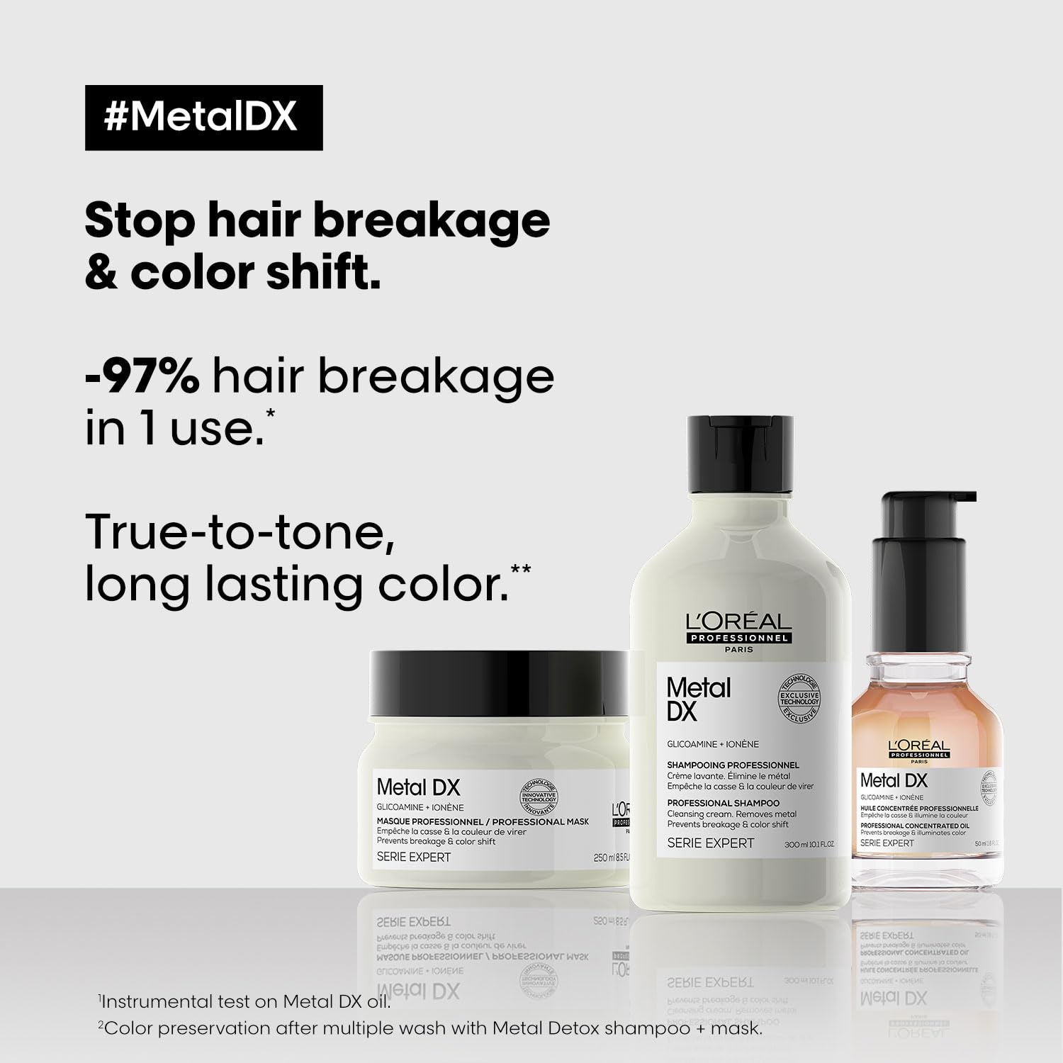 L'Oreal Professionnel Metal Dx Shampoo & Hair Mask Combo (300ml + 250gm) – view 2