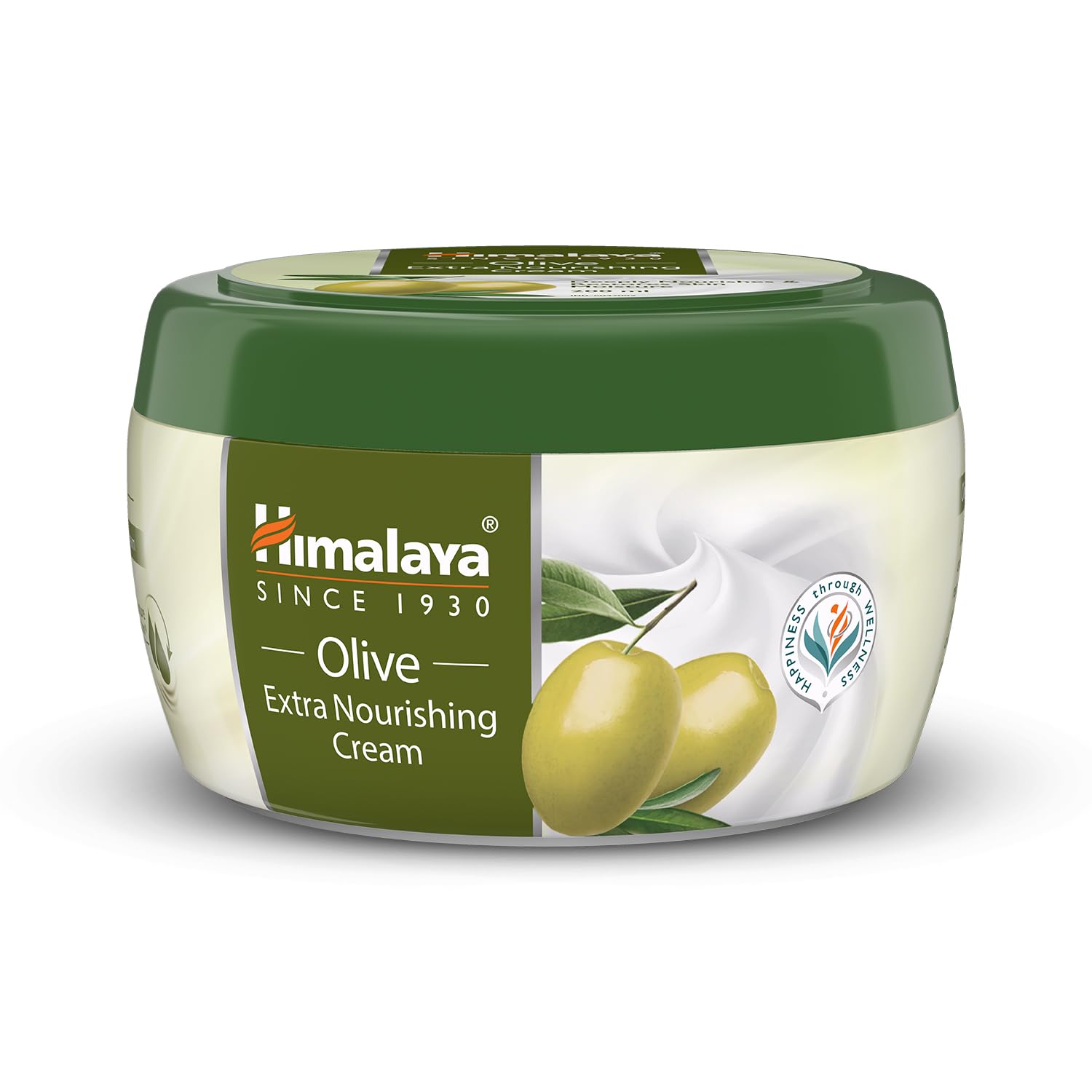 Himalaya Olive Extra Nourishing Cream jar with olive-themed label