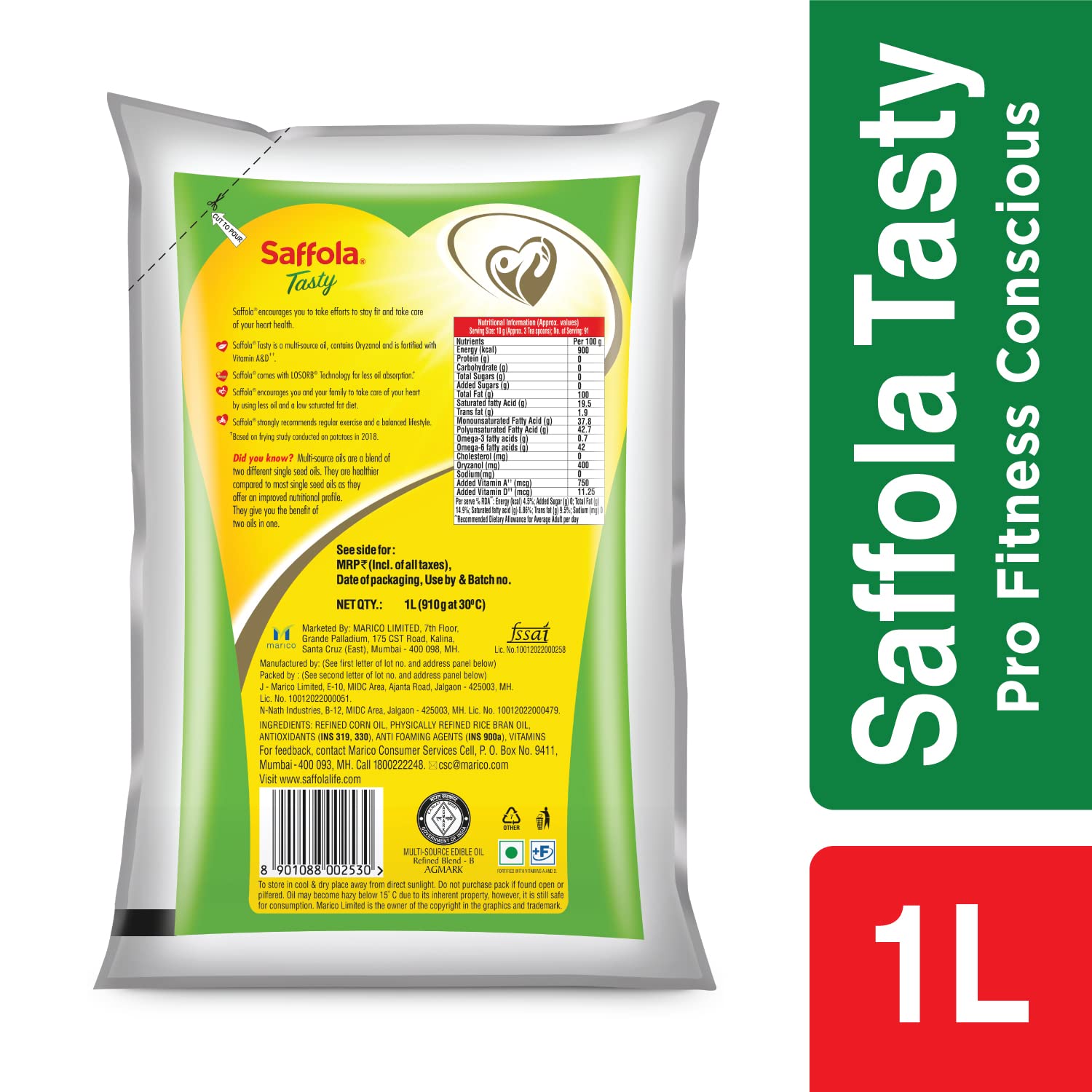 Saffola Tasty Refined Oil – view 2