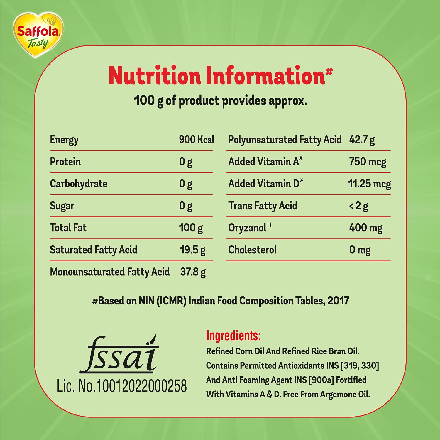 Saffola Tasty Refined Oil – view 6
