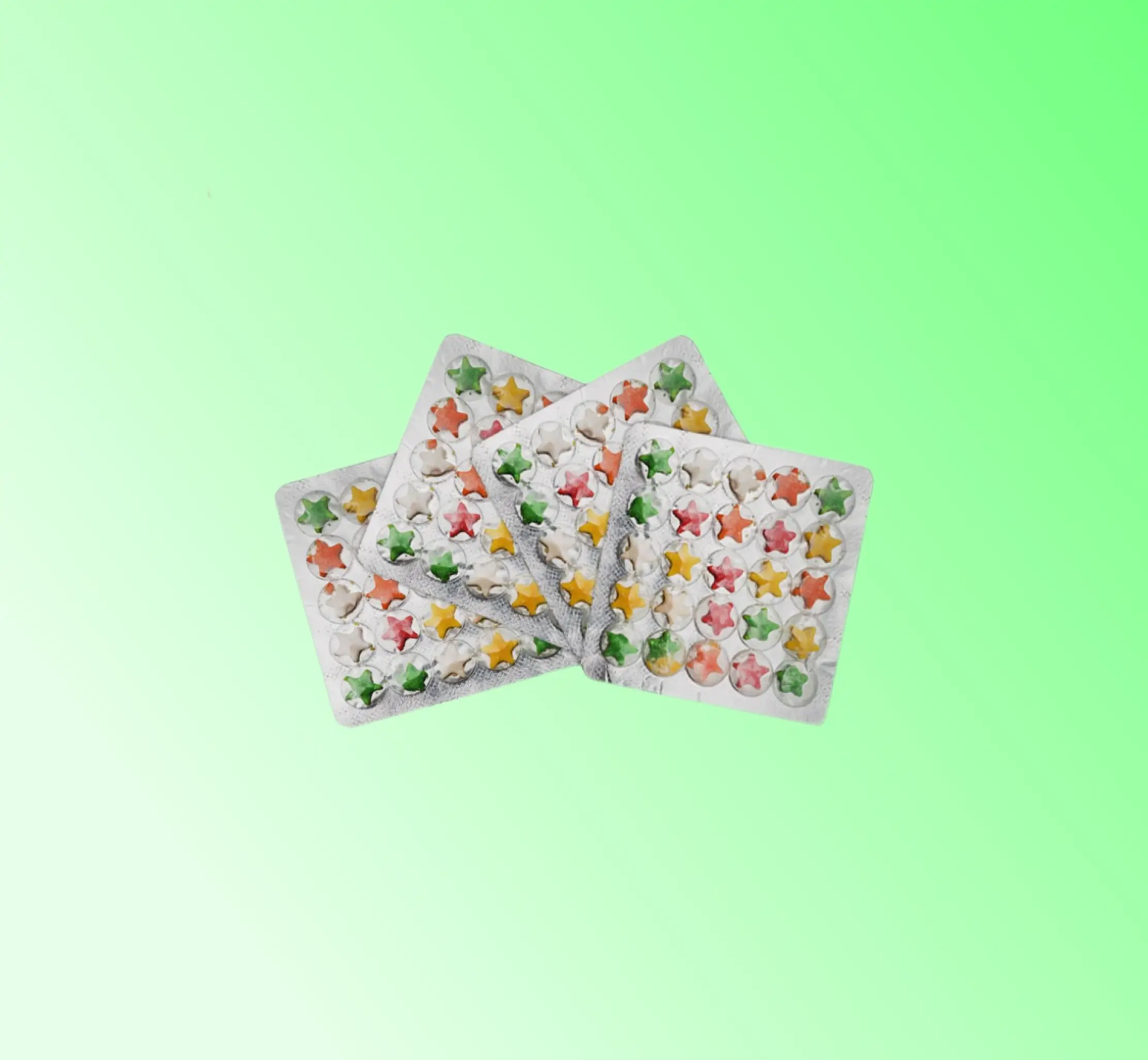 Pink paper 9 point star decor for Christmas hanging display