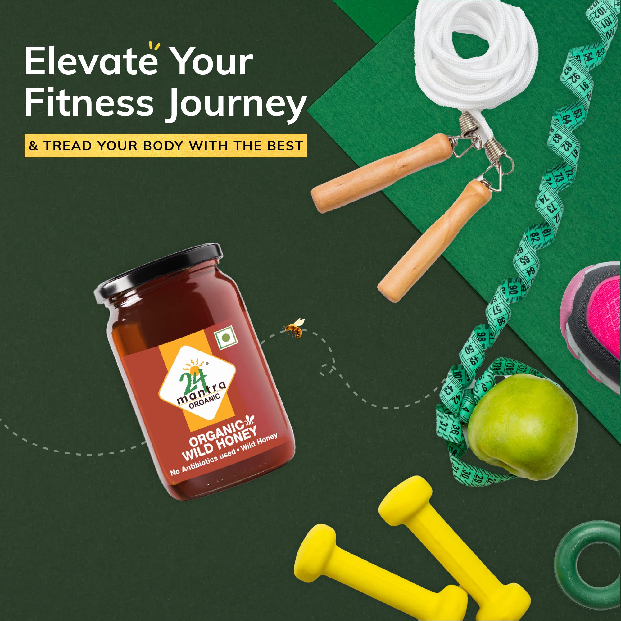 24 Mantra Organic Wild Honey - 250gms – view 4
