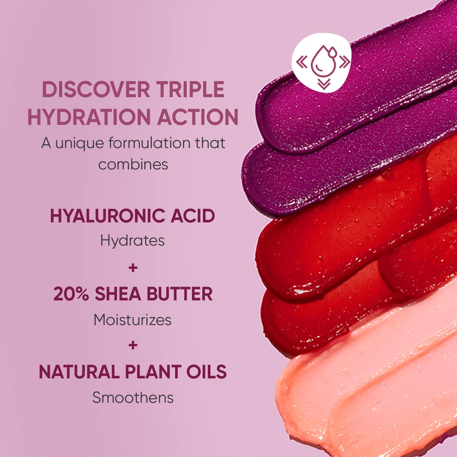 Dot & Key Lip Plumping Mask With Vitamin C + E For Naturally Glowing Lips, Fades Lip Pigmentation, Smoothes Flaky & Dry Lips, Lip Mask For Soft, Smooth & Plump Lips (Wild Berries & Pomegranate) 15ml – view 4
