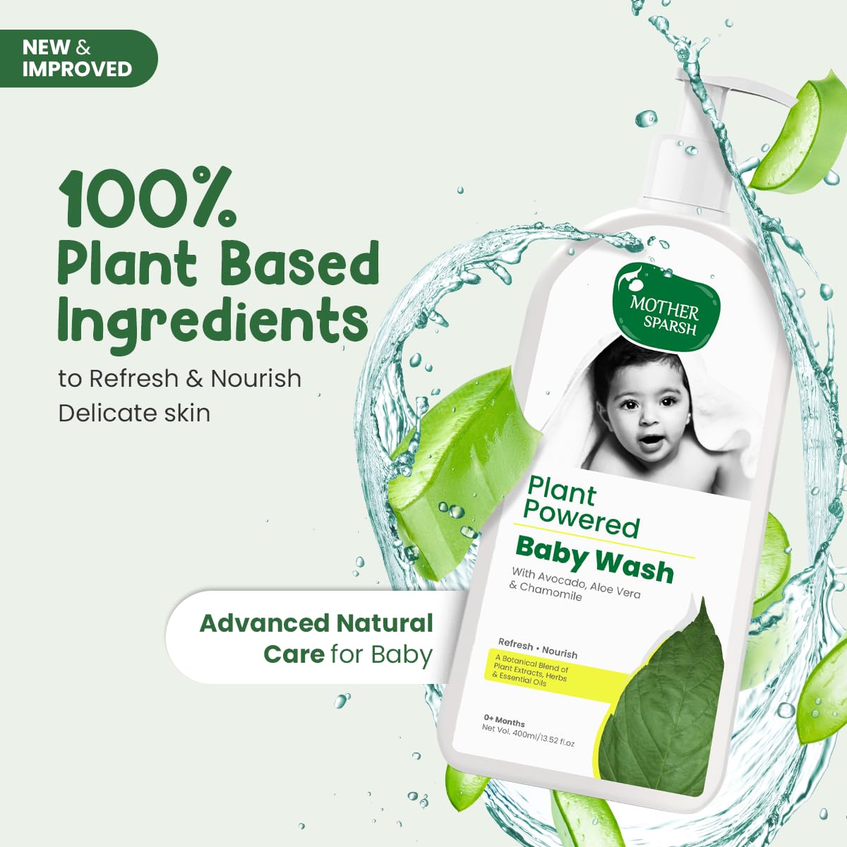 Mother Sparsh Plant Powered Baby Wash – view 3
