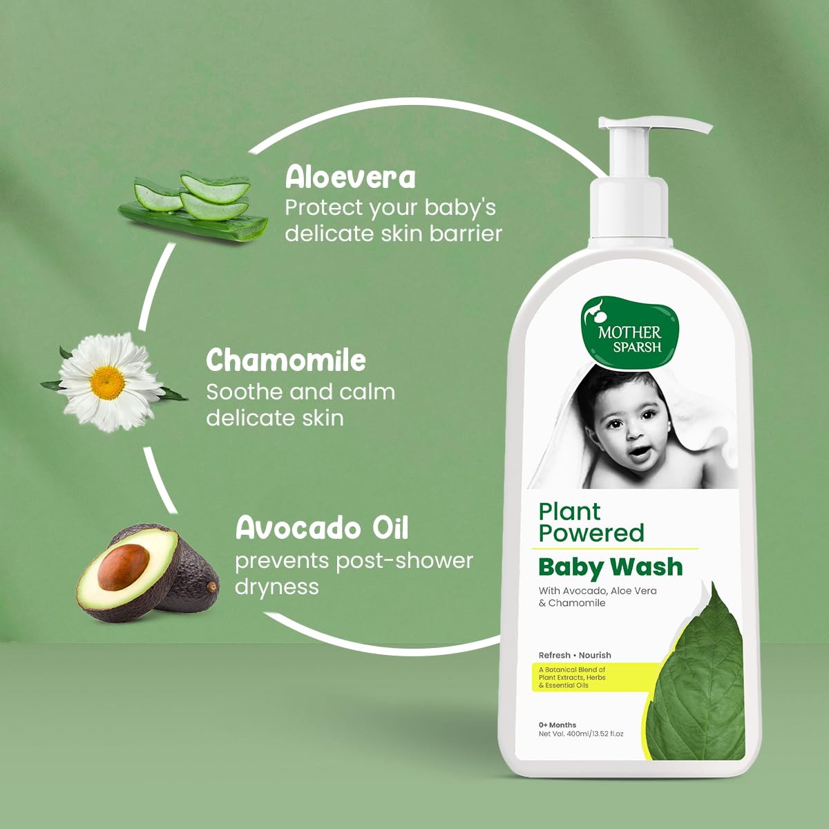 Mother Sparsh Plant Powered Baby Wash – view 5