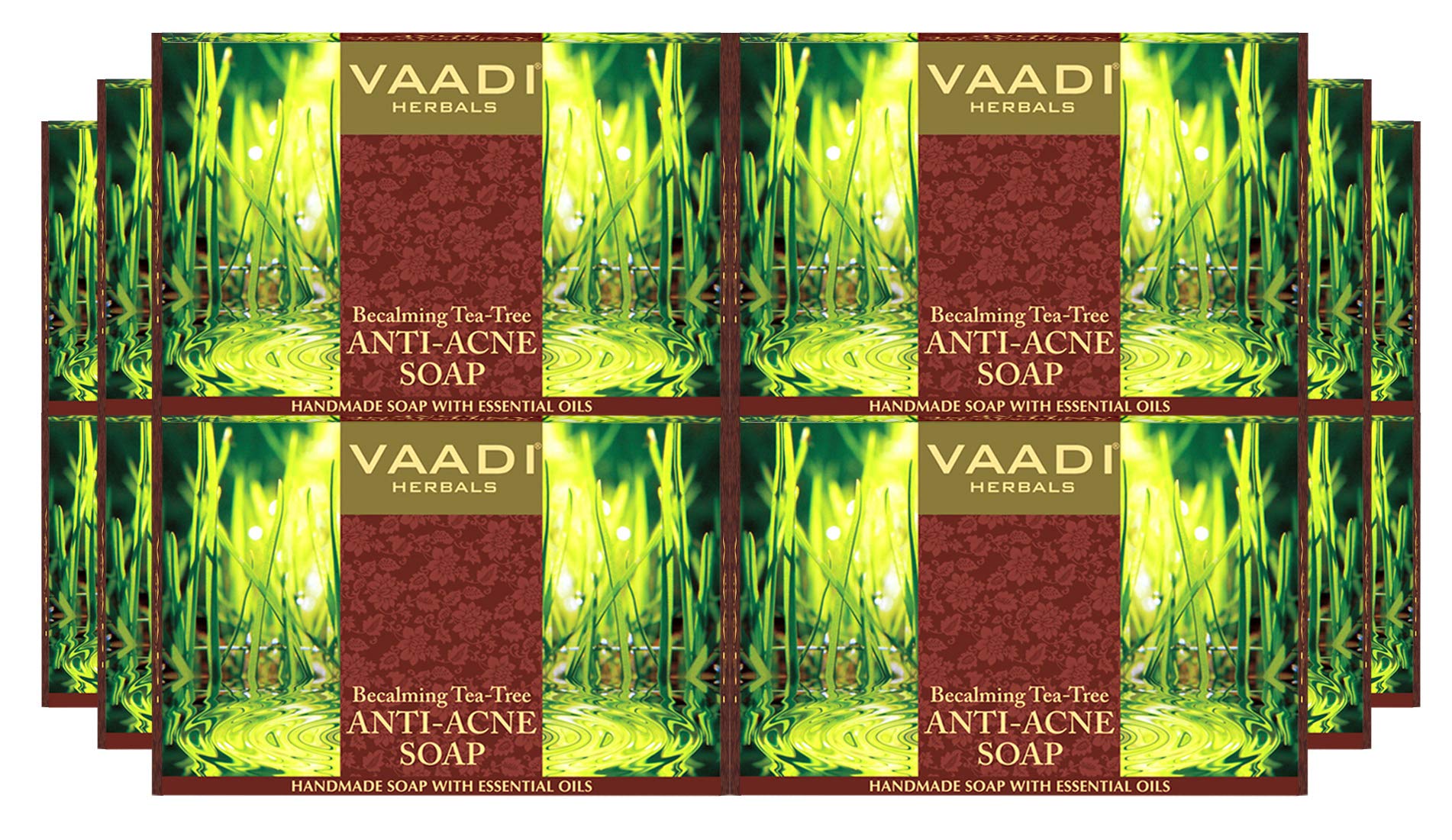 Vaadi Herbals Becalming Tea Tree Soap Anti Acne Therapy, 75g (Pack of 12) – view 3