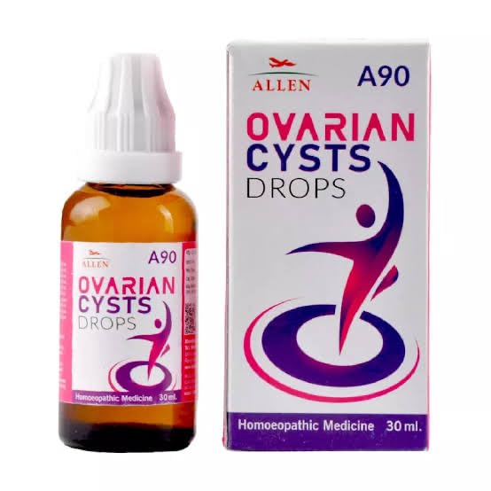 Allen A90 homeopathy drops bottle pack for ovarian cysts