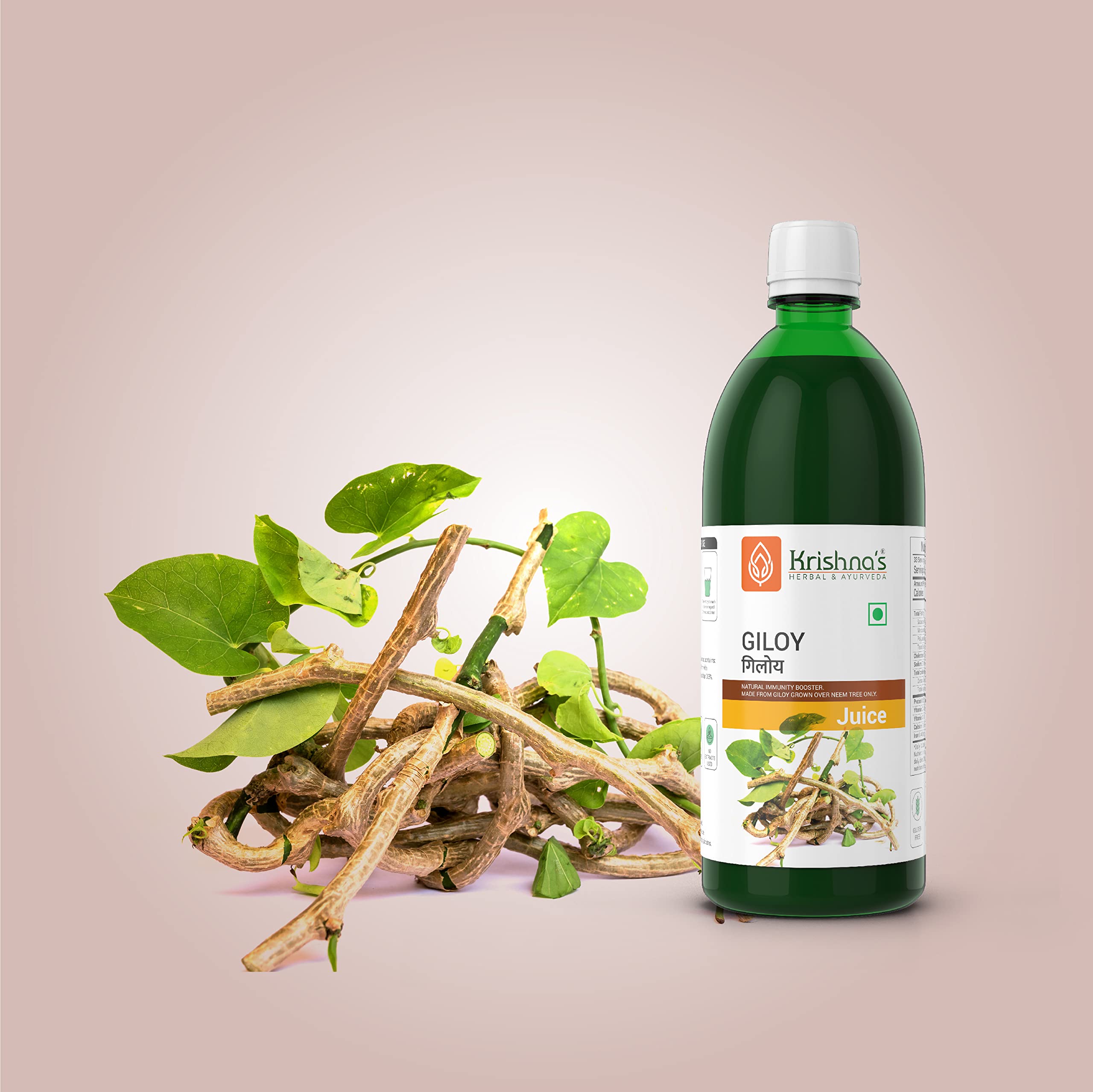 KRISHNA'S HERBAL & AYURVEDA Giloy Juice Immunity Booster - 1000 Ml – view 4