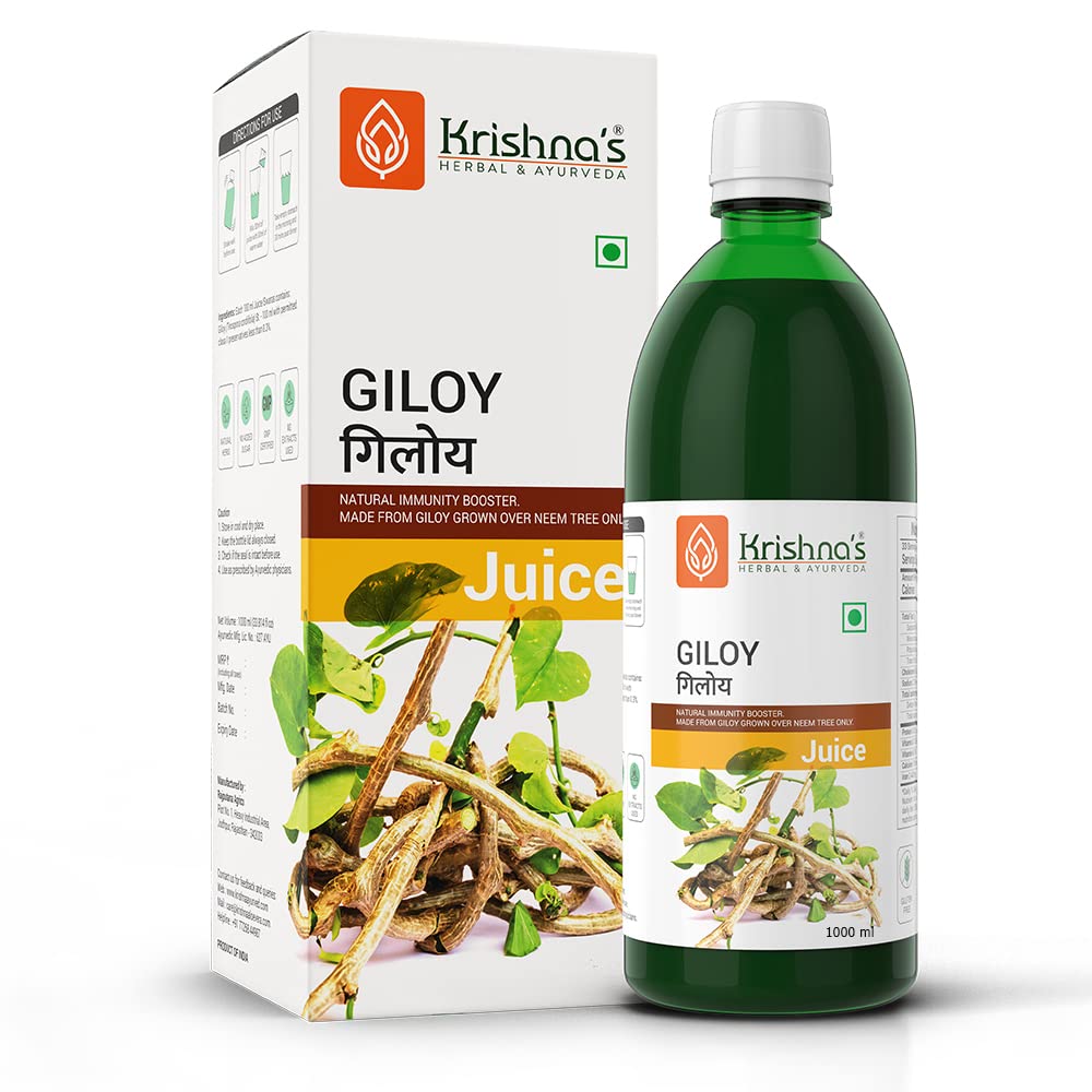 KRISHNA'S HERBAL & AYURVEDA Giloy Juice Immunity Booster - 1000 Ml – view 6