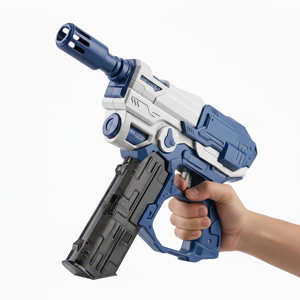 Chigy Wooh Buast Electric Water Gun for Kids | Pistol Automatic Water Soaker Gun up to 32 FT Long Range | Large Capacity Summer Outdoor Toy for Kids & Adults, (Color As Per Stock)
