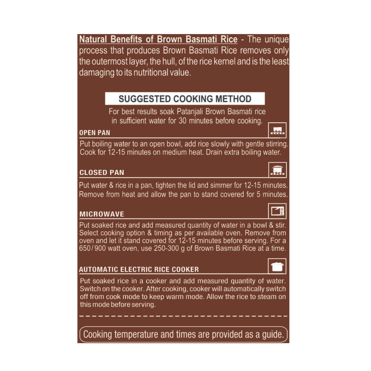 Patanjali Brown Basmati Rice 1 kg – view 4