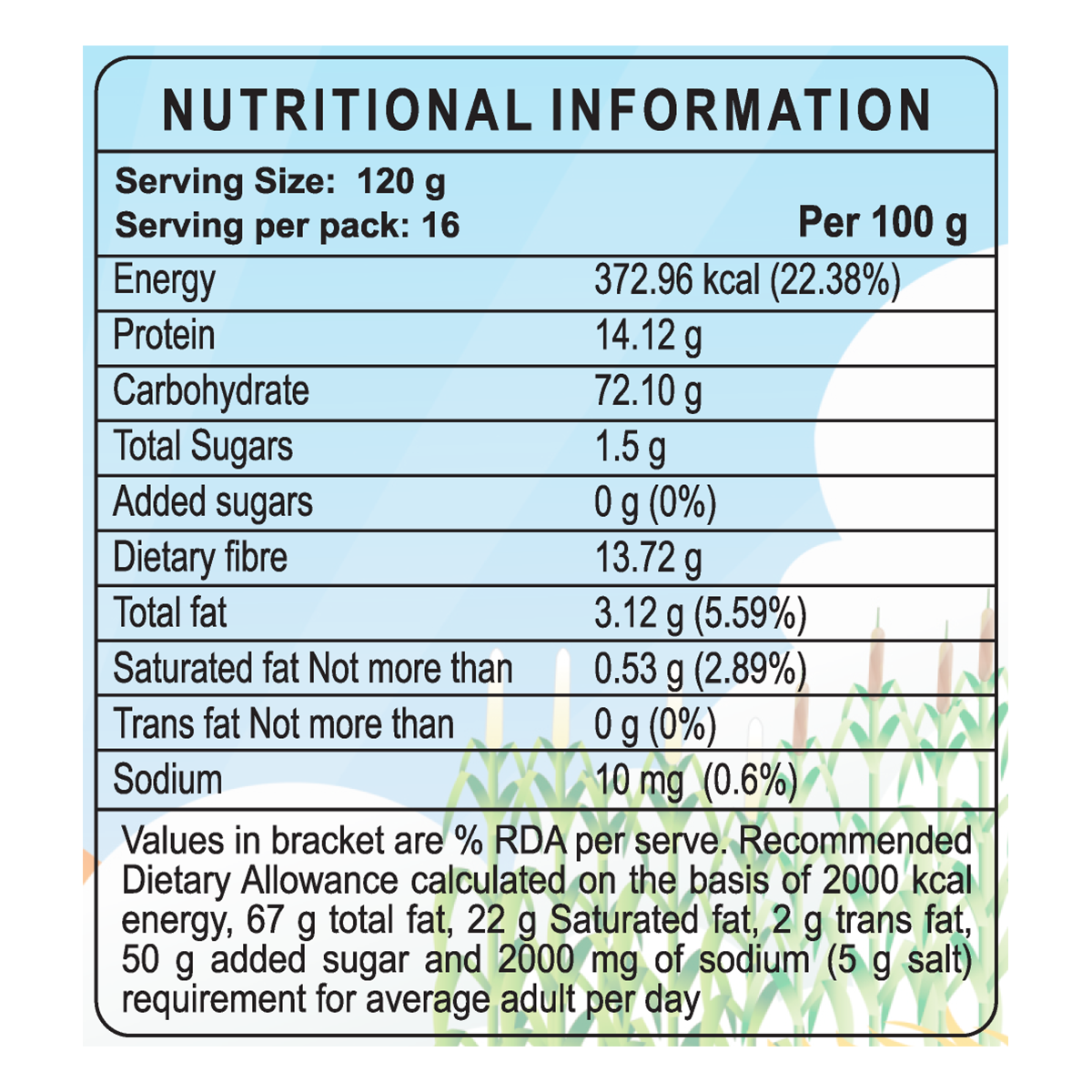 Patanjali Navratna Atta 2 kg – view 4