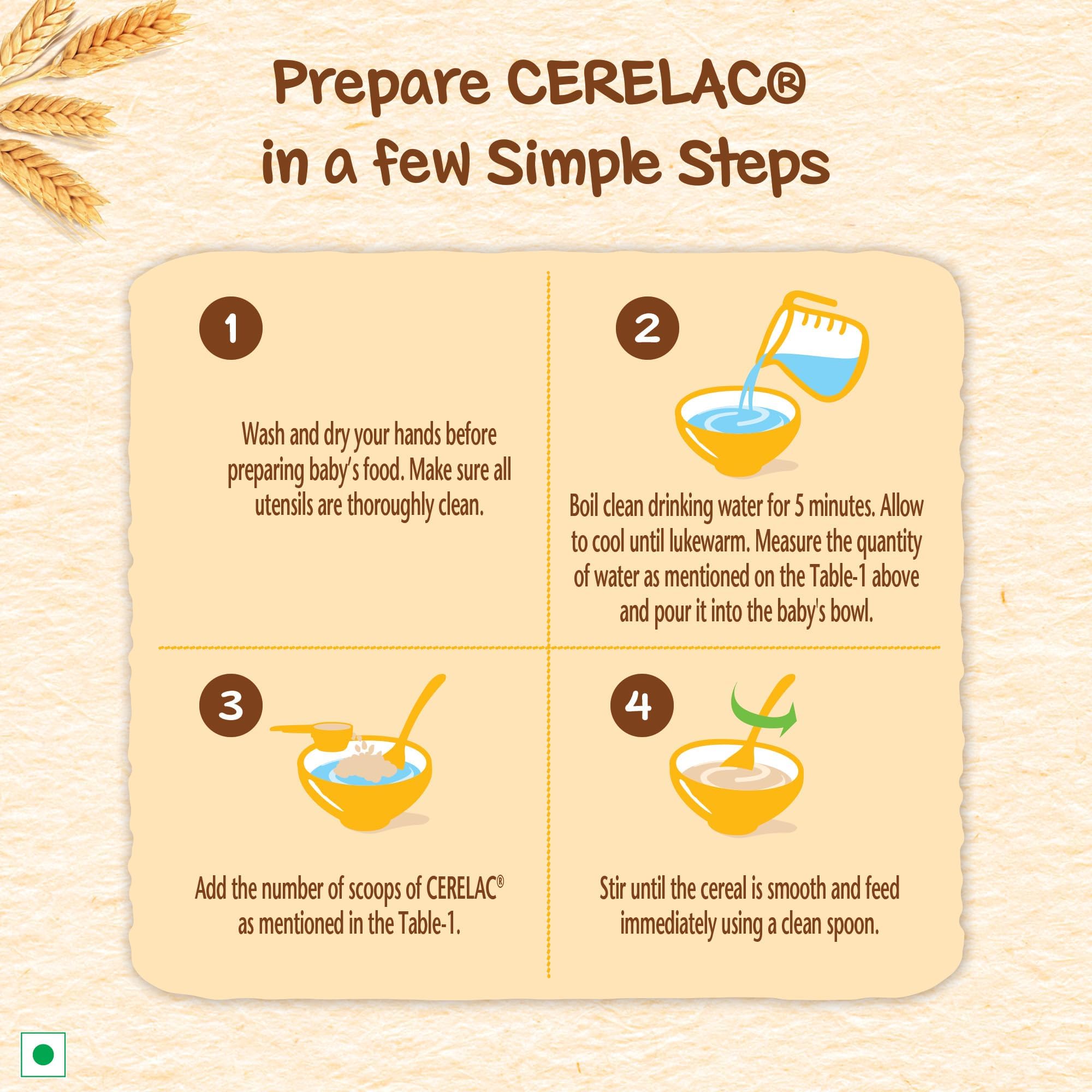 Nestle Cerelac Baby Cereal with Milk , 5 Grains & Fruits ,Stage 5, From 18 to 24 Months , Source of Iron & Protein , 300g – view 6