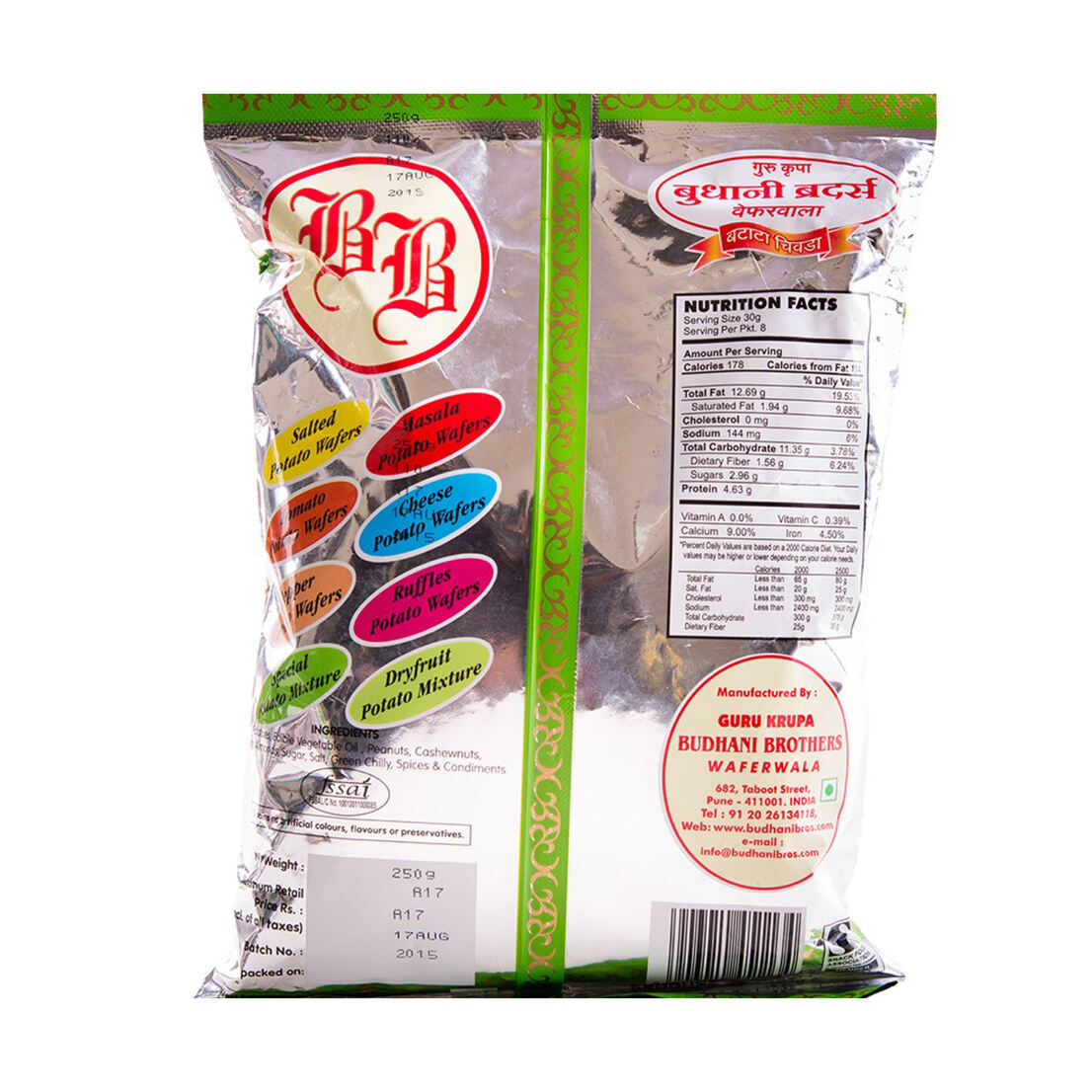 Maharashtra Budhani Bros Dryfruit Potato Mixture-200gm – view 2