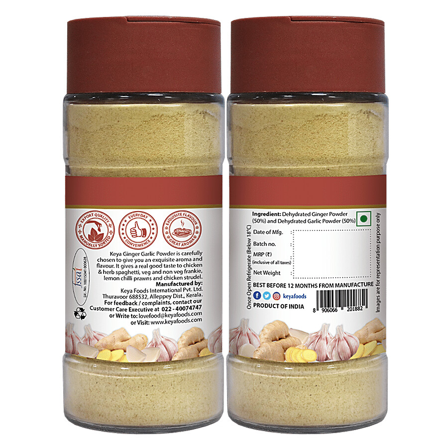 Keya Ginger Garlic Powder 50 g – view 2
