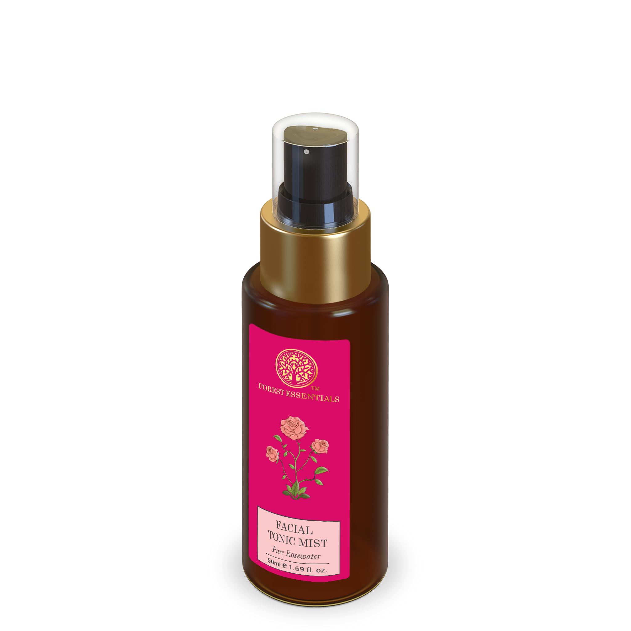 Forest Essentials Travel Size Body Mist Nargis & Forest Essentials Travel Size Facial Tonic Mist Pure Rosewater Combo – view 6