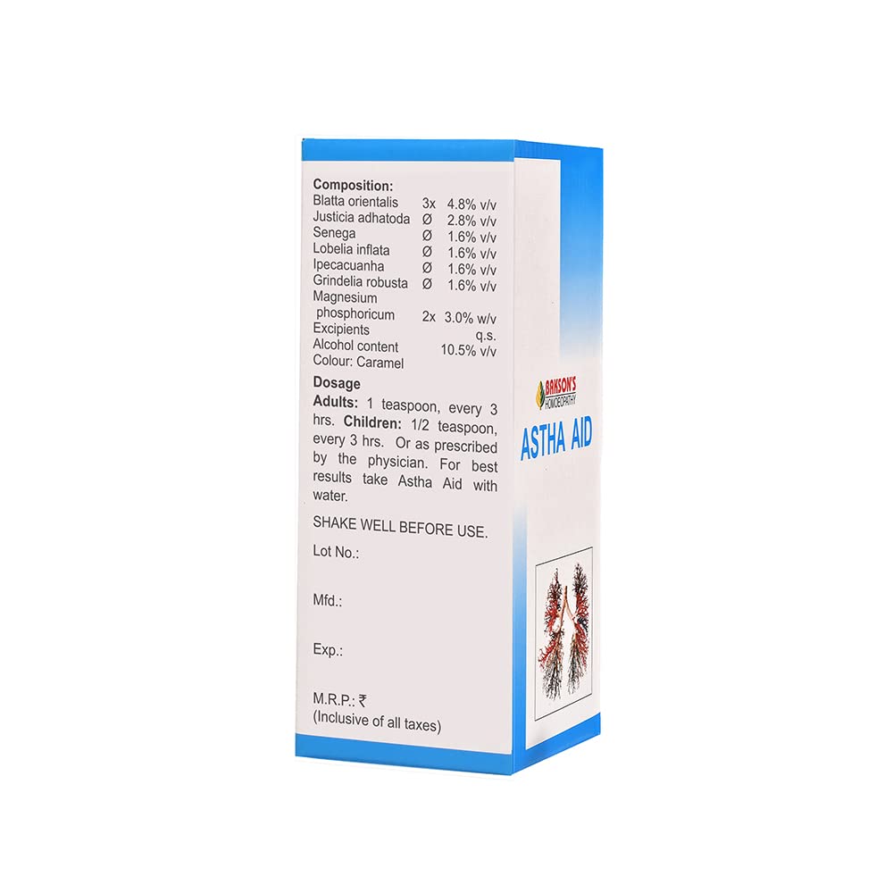 Bakson's Homoeopathy Astha Aid Syrup 115ml_Pack Of 2 – view 3