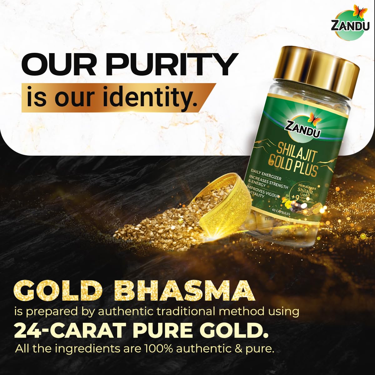Zandu Shilajit Gold Plus – view 4