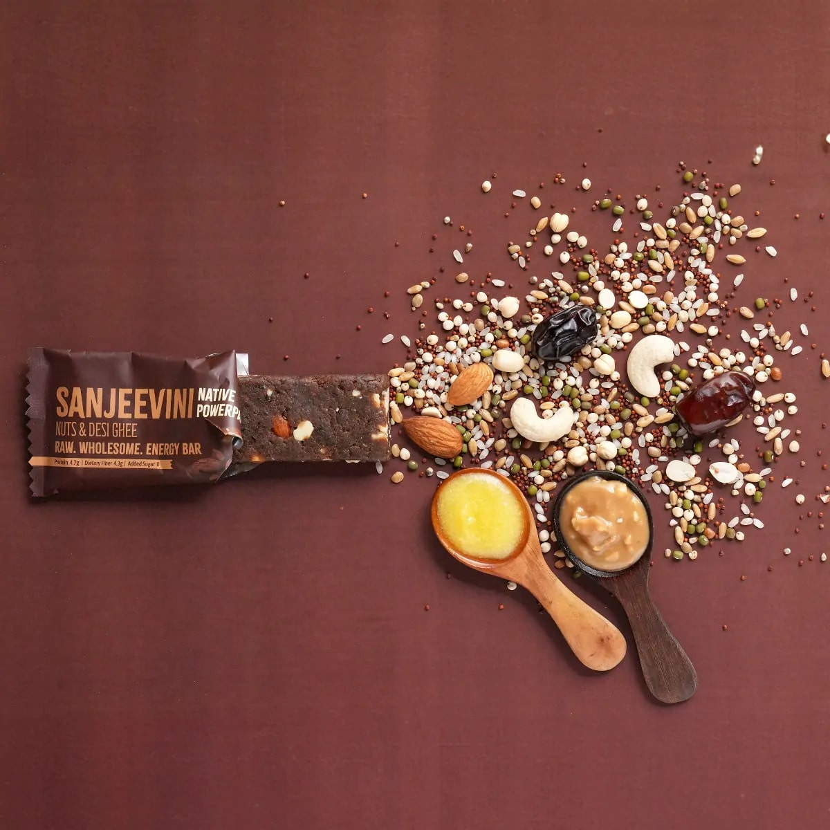 Isha Life Sanjeevini with Peanut Butter Energy Bar 40gm – view 3