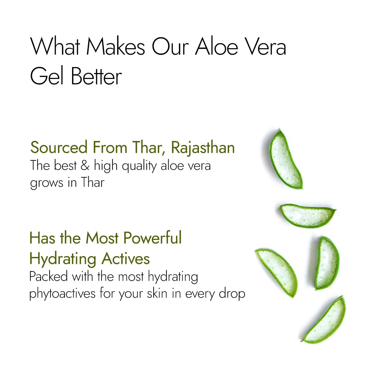Kapiva Pure Aloe Vera Skin Gel 500g For Face & Hair – view 3