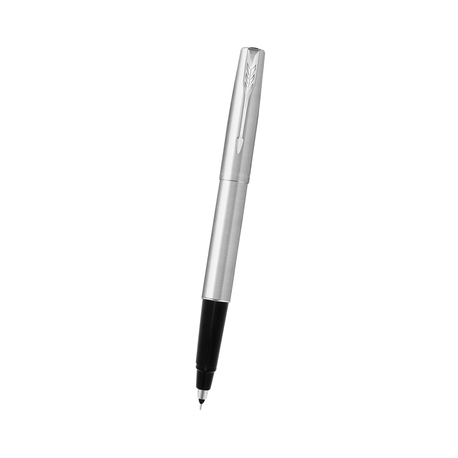 Parker Frontier Stainless Steel Chrome Trim Roller Ball Pen – view 2