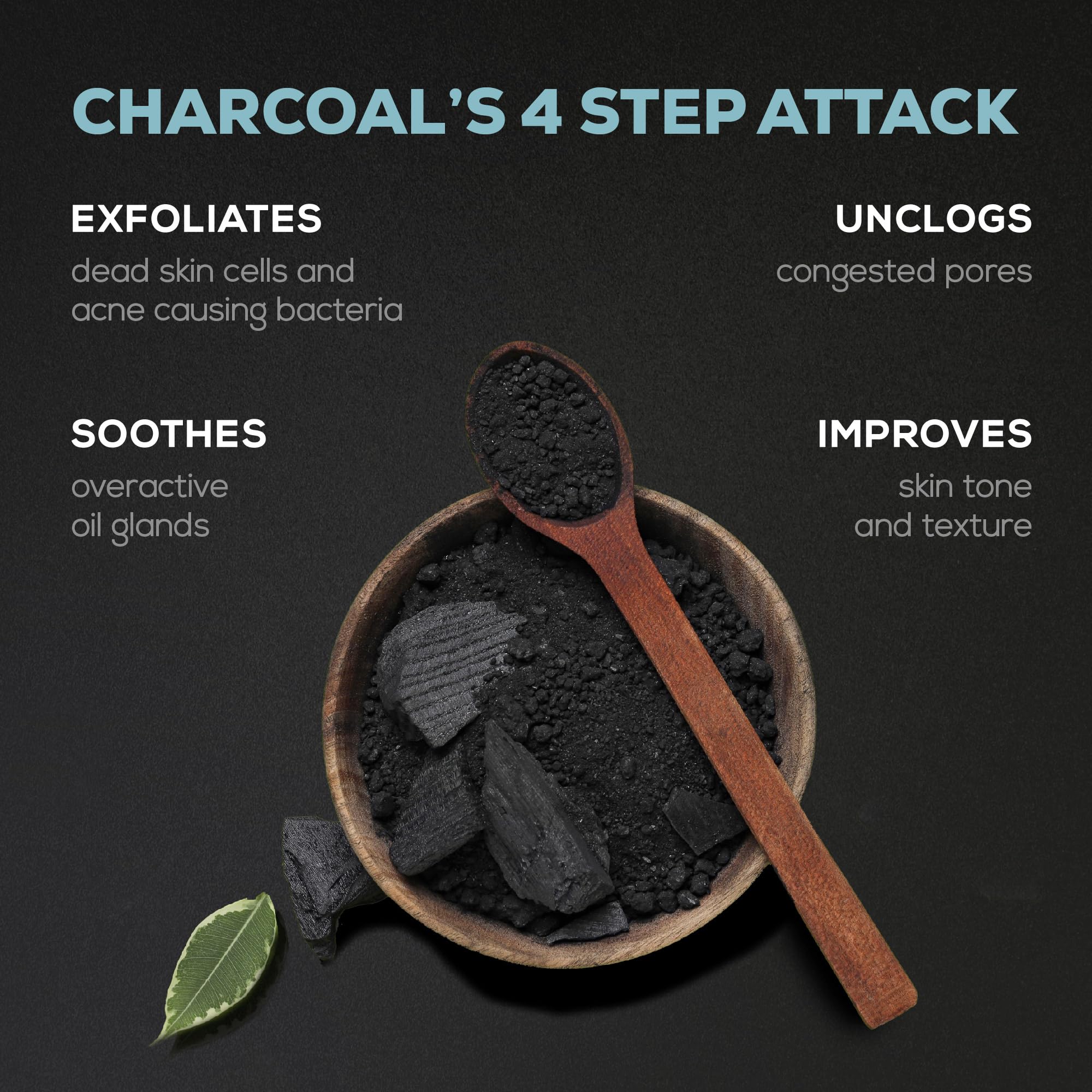 Joy Activated Charcoal Face Wash for Oily Skin 100ml x 2 – view 3