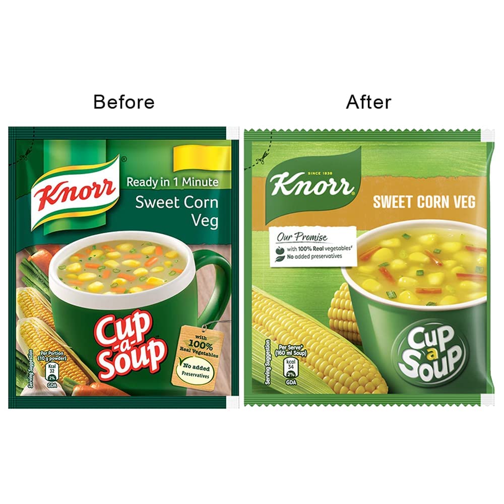 Knorr Instant Sweet Corn Cup A Soup 9.5g / 10g (Weight May Vary) – view 4