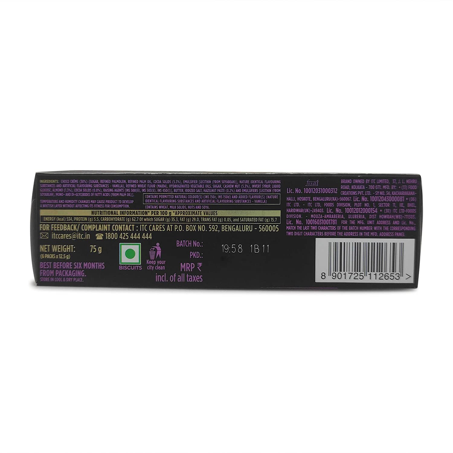 Sunfeast Dark Fantasy Choco Nut Fills Cookies, 75g – view 5