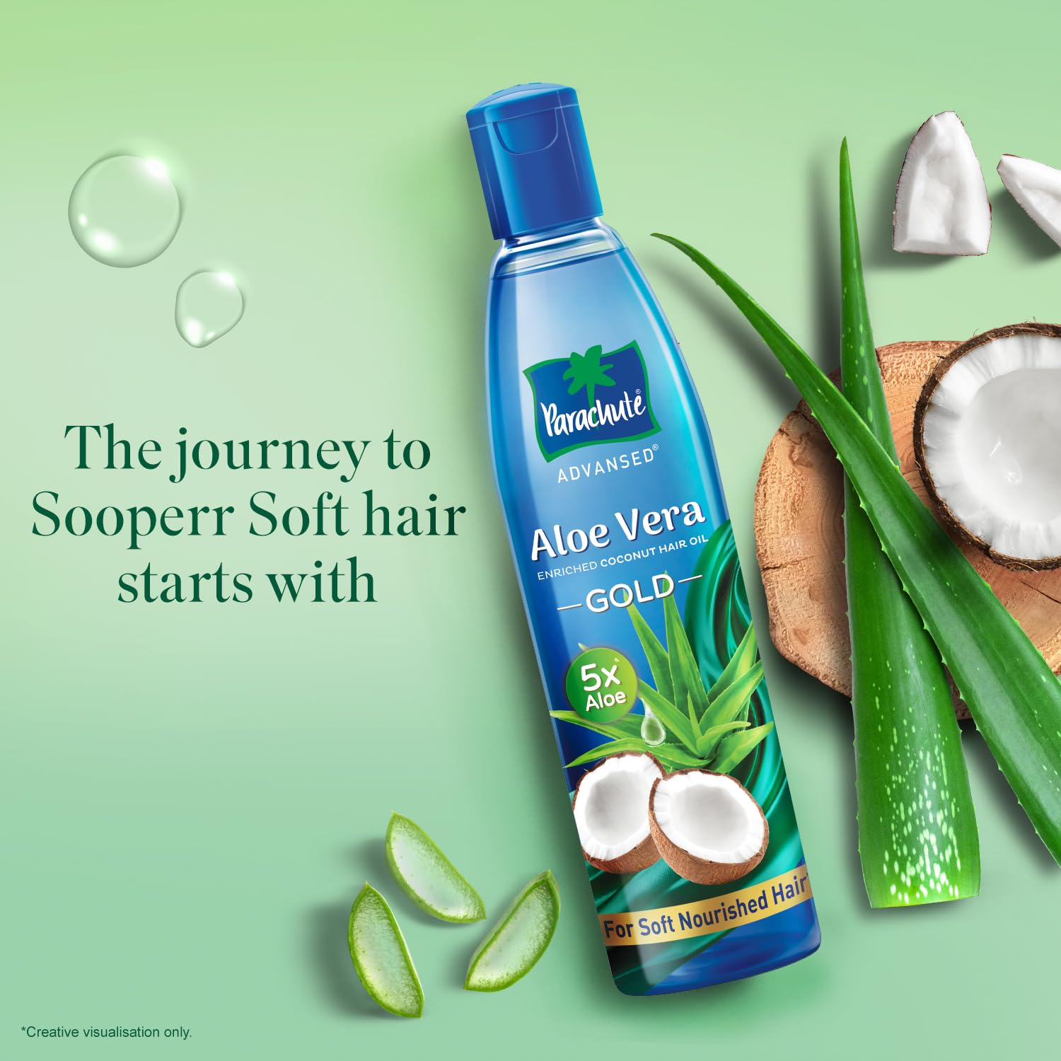 Parachute Advansed Aloe Vera Enriched Coconut Hair Oil Gold – view 8