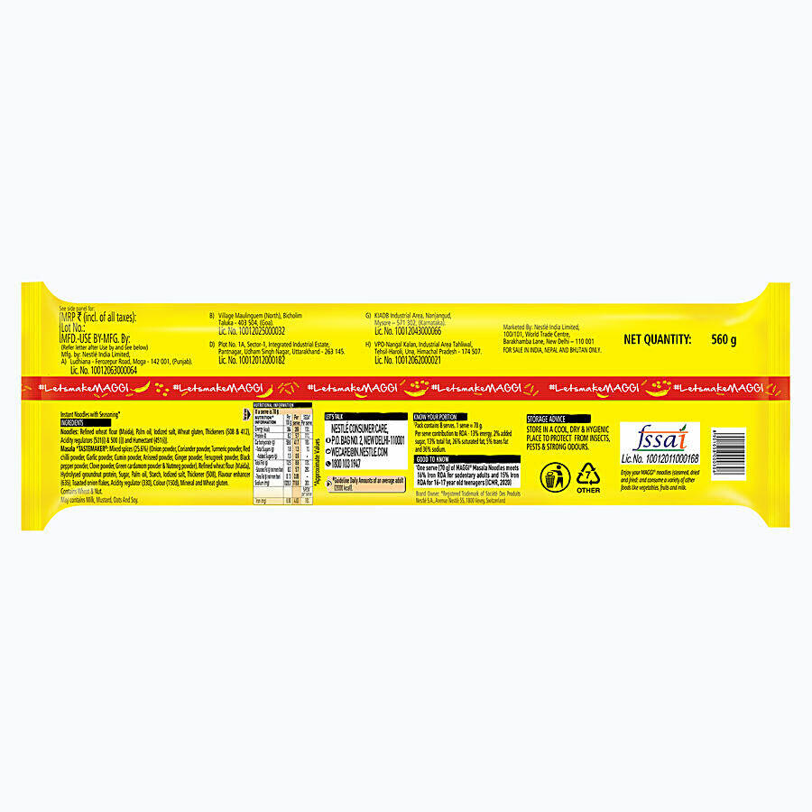MAGGI  2-Minute Instant Noodles - Masala 560 g – view 2