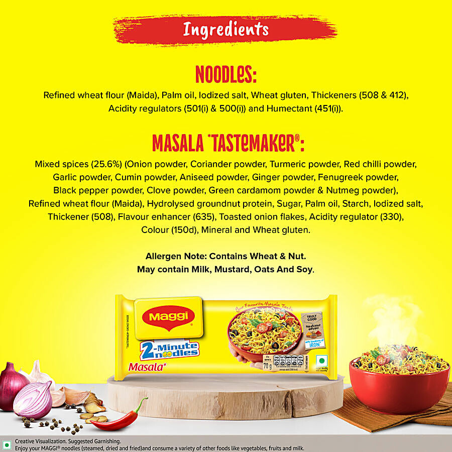 MAGGI  2-Minute Instant Noodles - Masala 560 g – view 6