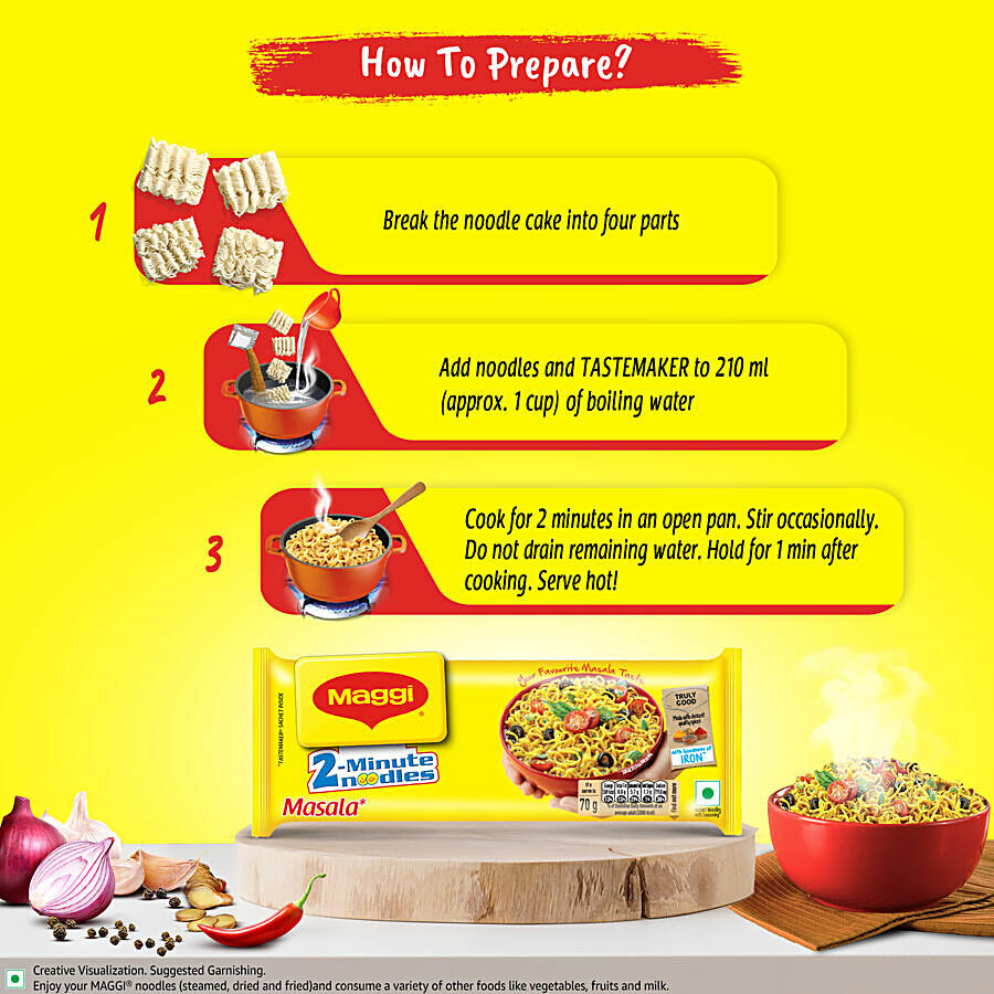MAGGI  2-Minute Instant Noodles - Masala 560 g – view 7