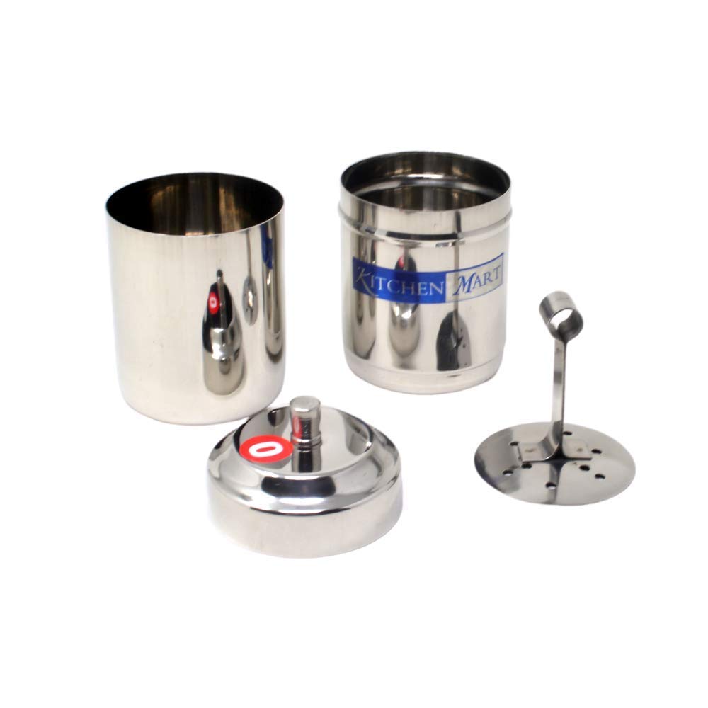 Kitchen Mart Stainless Steel South Indian Filter Coffee Drip Maker, Madras Kappi, Drip Decotion Maker 200ml Medium size (2-4 Cup) – view 5