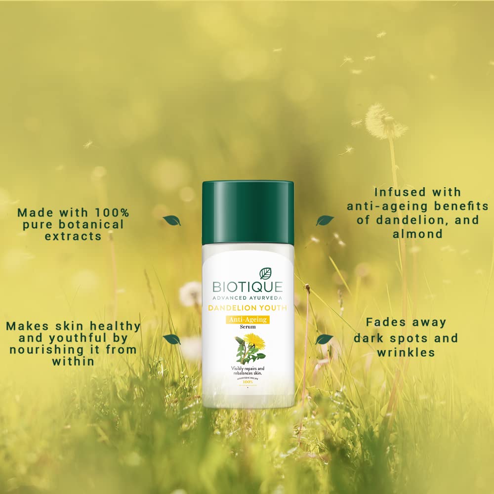 Biotique Dandelion Youth Anti-Ageing Serum – view 2
